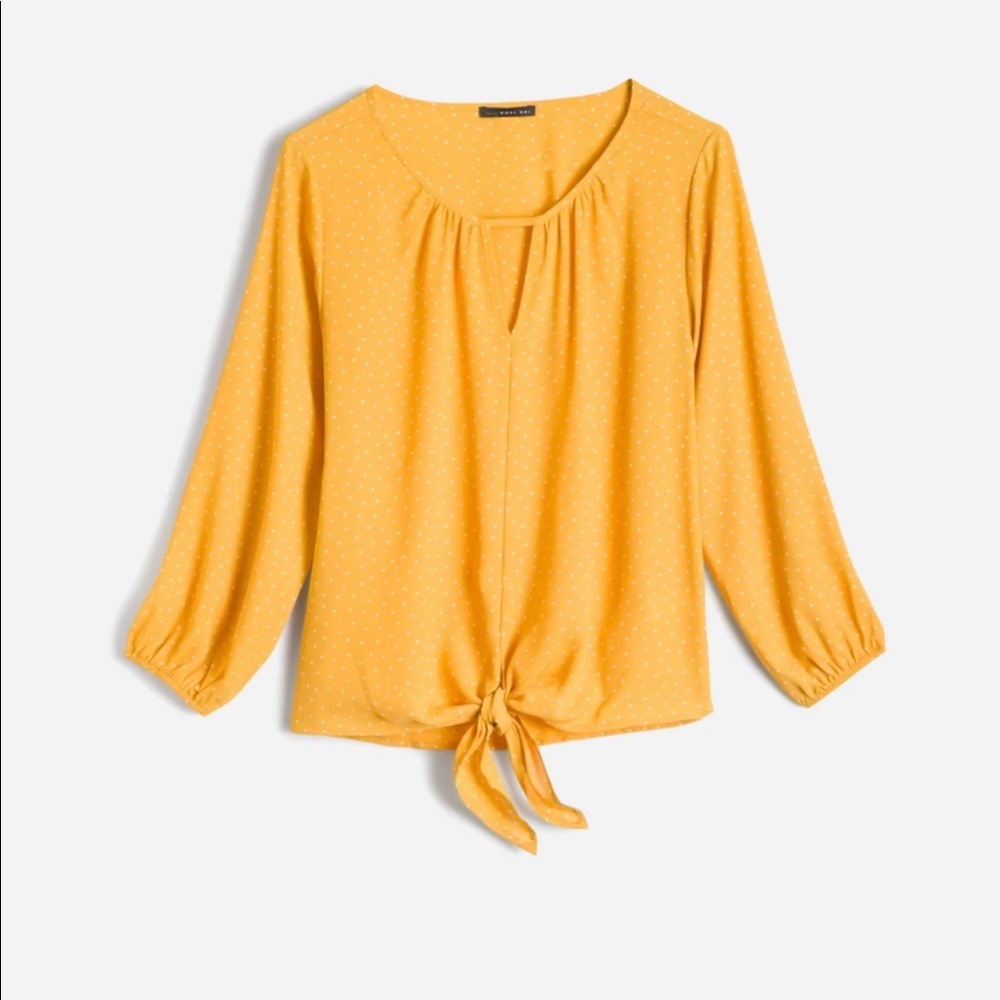 Casiya Tie Front Blouse